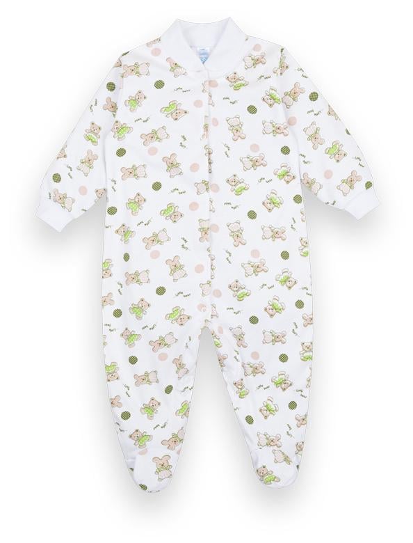 Комбинезон детский Gabbi KB-М-21-1-2 хлопковый 68 см Белый (1800173429) Комбинезон детский Gabbi KB-М-21-1-2 хлопковый 68 см Белый (1800173429)