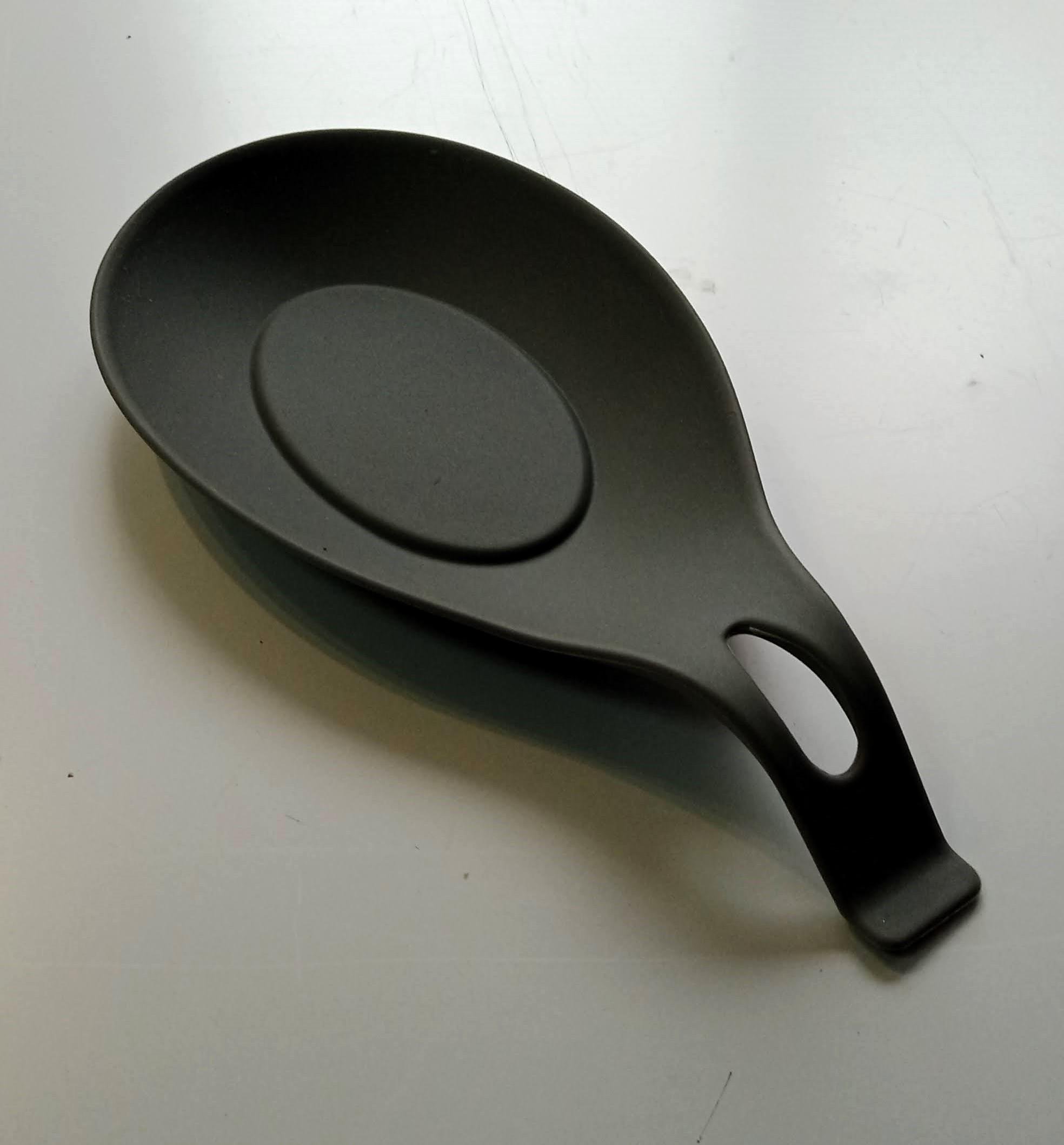 Підставка під ложку силіконова PTG0003 20 см Сірий (23442401) - фото 2 Підставка під ложку силіконова PTG0003 20 см Сірий (23442401) - фото 2