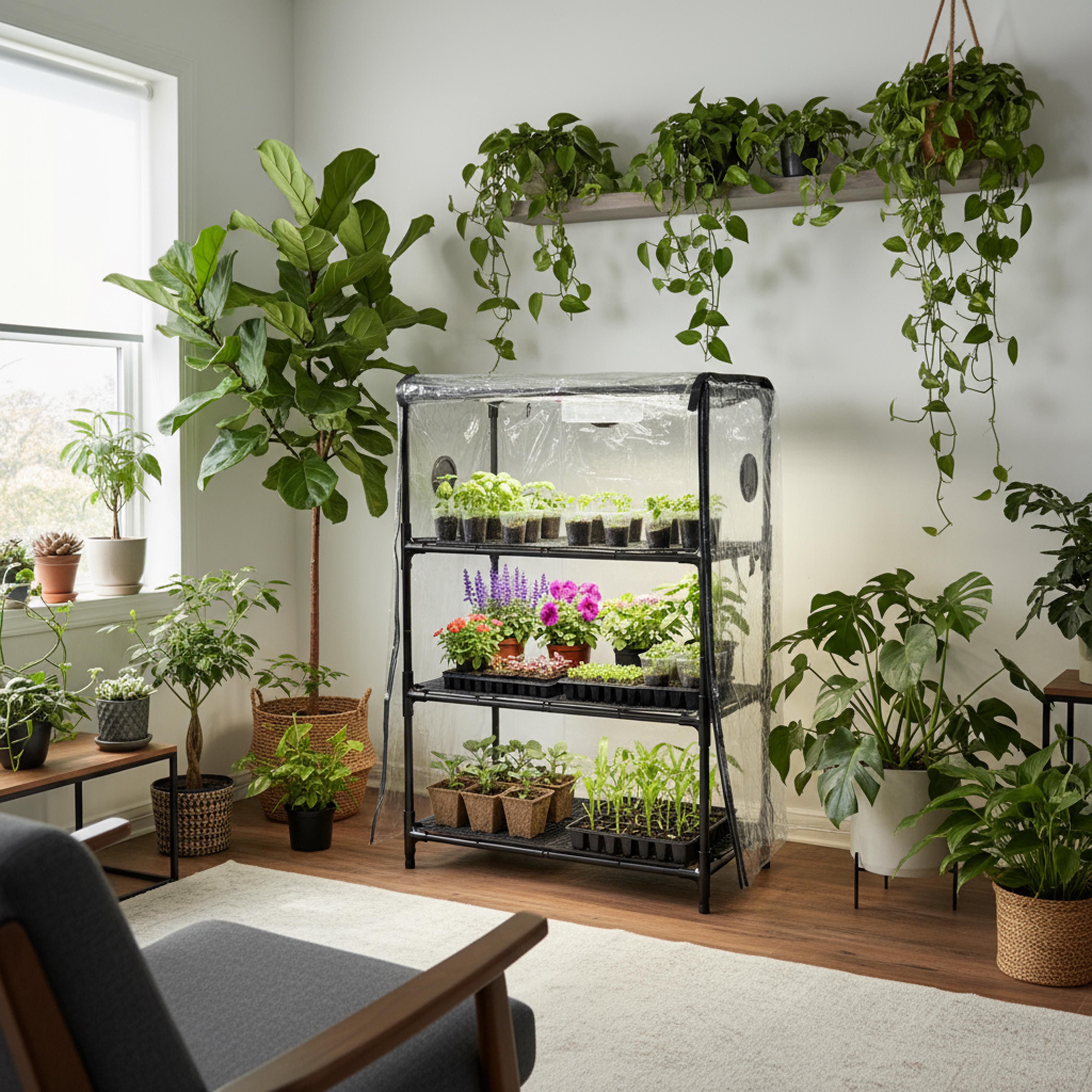 Пророщував для розсади Fogel Plus автоматичний 3х рівневий з фітосвітлом та зволожувачем BIOM (29676850) - фото 2