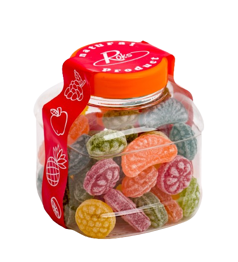 Леденцы Roks Фрутка-Микс банка пластик 200 г (133)
