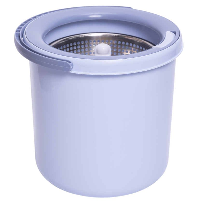 Комплект для уборки швабра веревочная и ведро с отжимом Голубой (HP-35015-21) - фото 4 Комплект для уборки швабра веревочная и ведро с отжимом Голубой (HP-35015-21) - фото 4