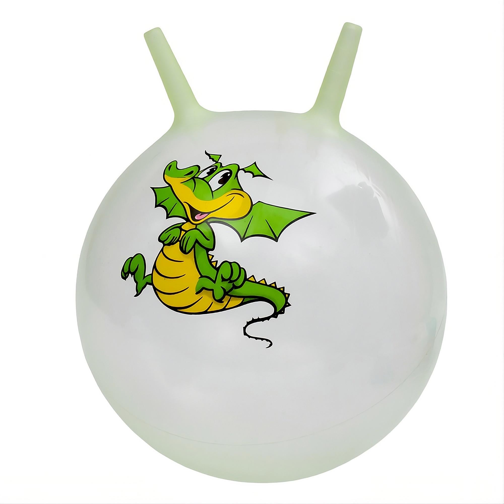 Фитнес-мяч детский MS 4859-2 с рожками 45 см 350 г с принтом животных (33731028)