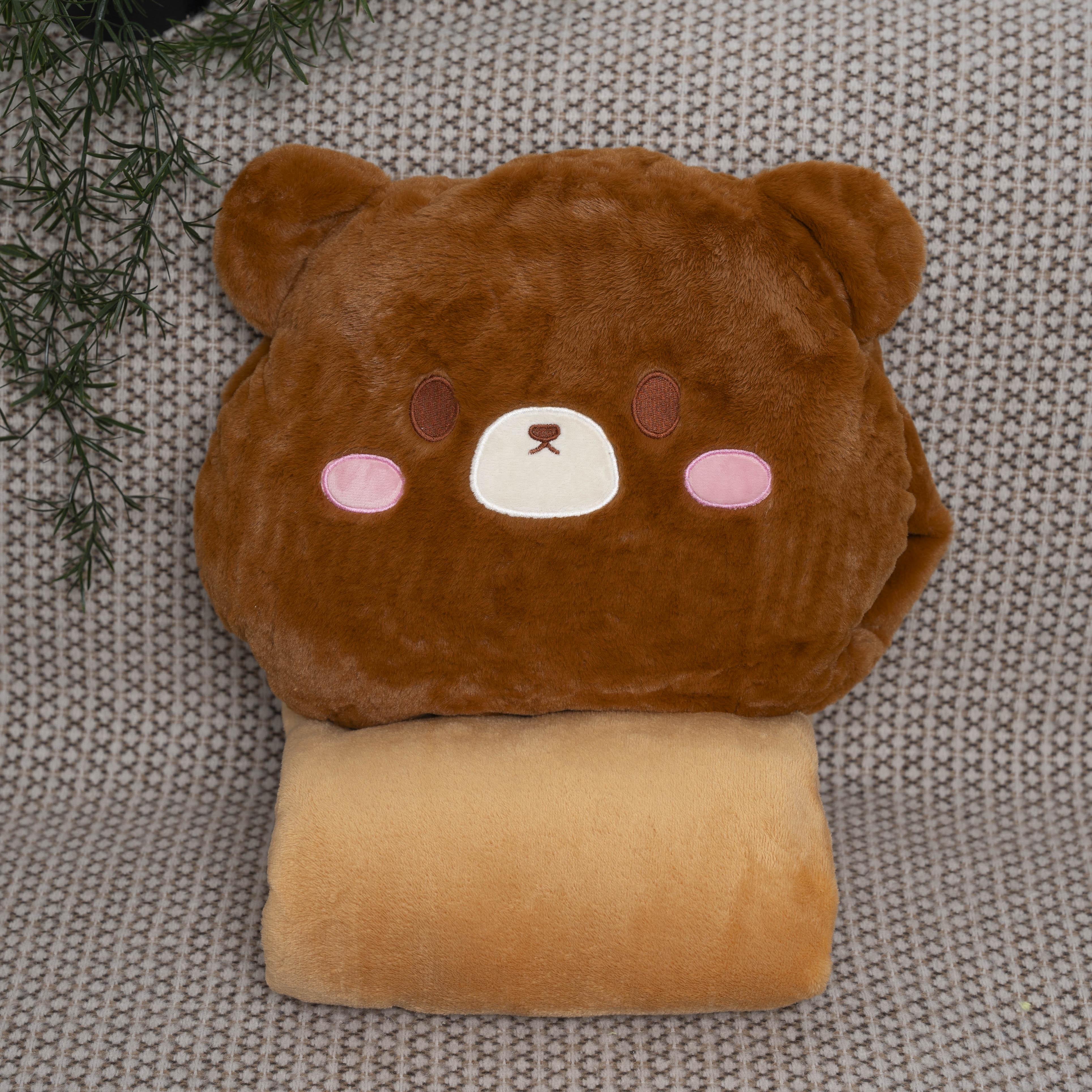 Плед игрушка животное Коричневый (89058)