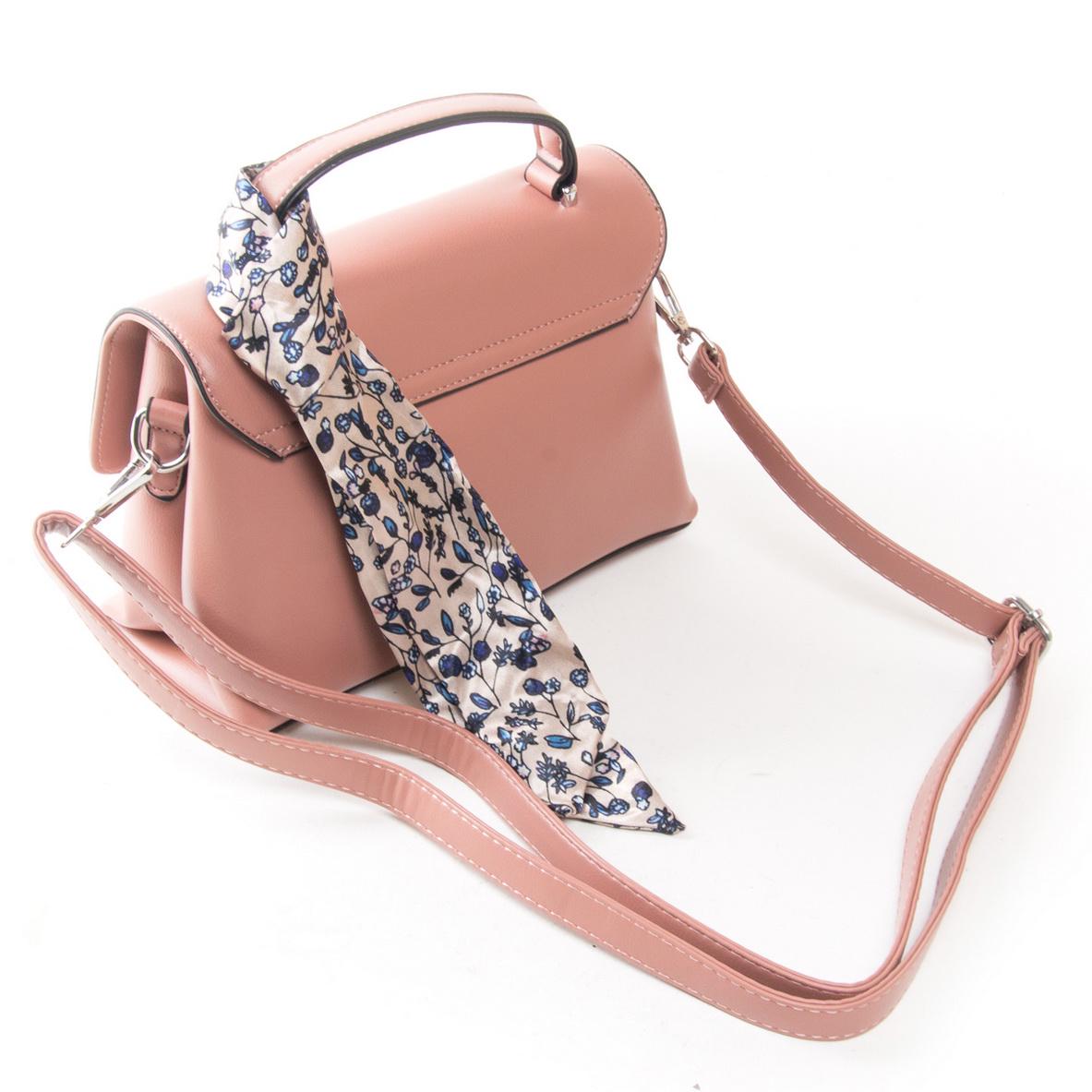 Женская сумочка на два отделения Fashion 701 Пудровый - фото 2 Женская сумочка на два отделения Fashion 701 Пудровый - фото 2