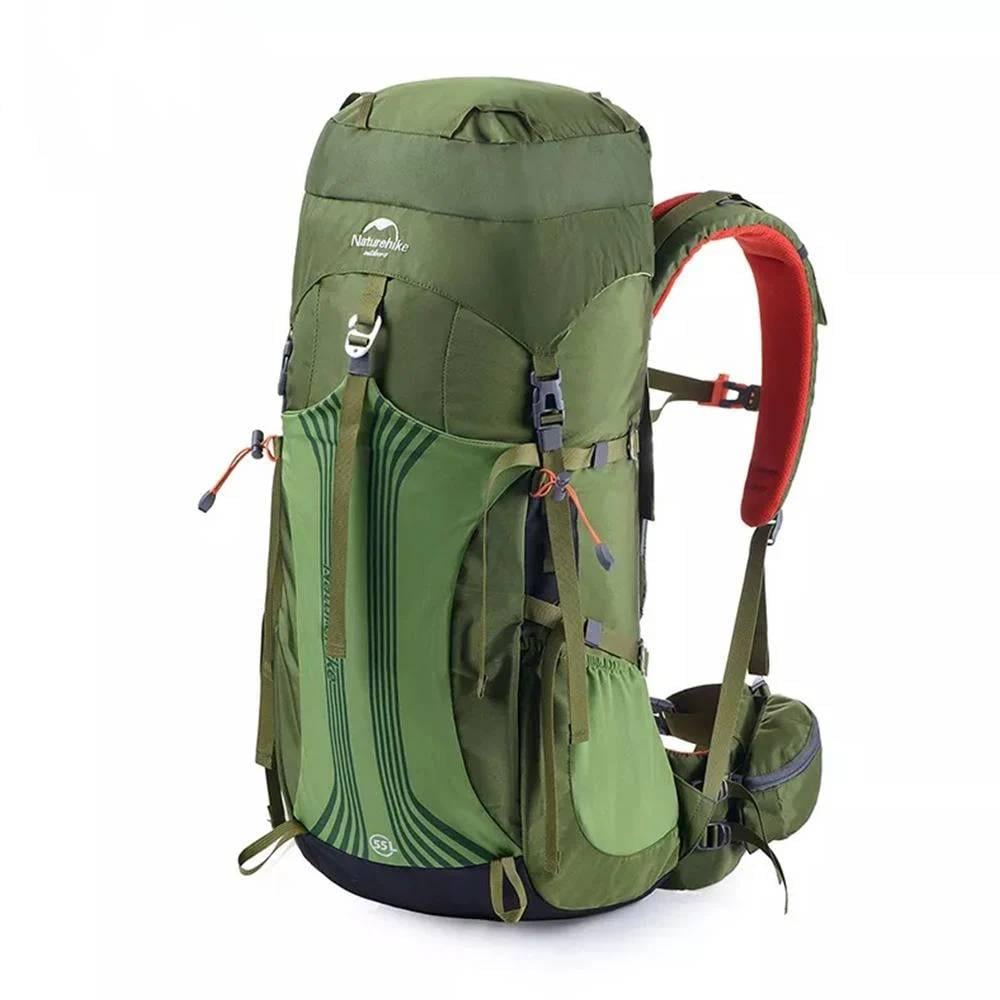 Рюкзак туристический Naturehike NH16Y020-Q нейлон 55 л Зеленый (6927595787908)