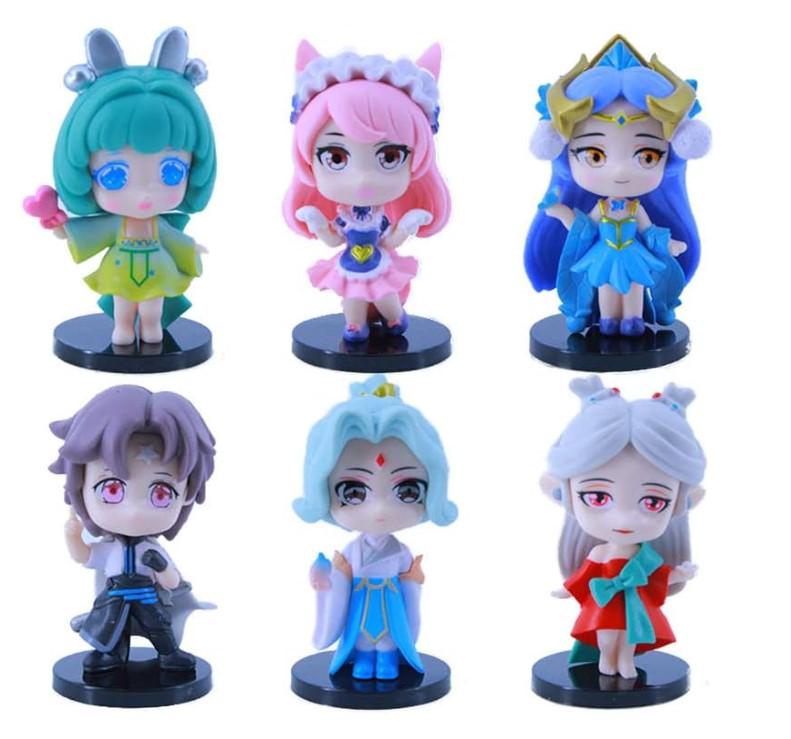 Набор детских игровых фигурок Honor of Kings 6 шт. 9 см (24015908)