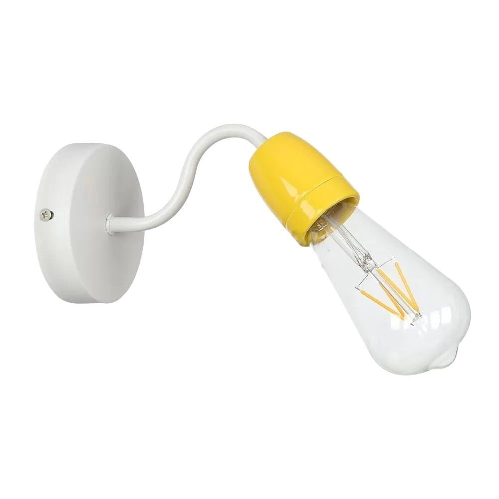 Настенный светильник Illuminante с выключателем и вилкой Yellow (WL-0000920 M/YELLOW в/в)
