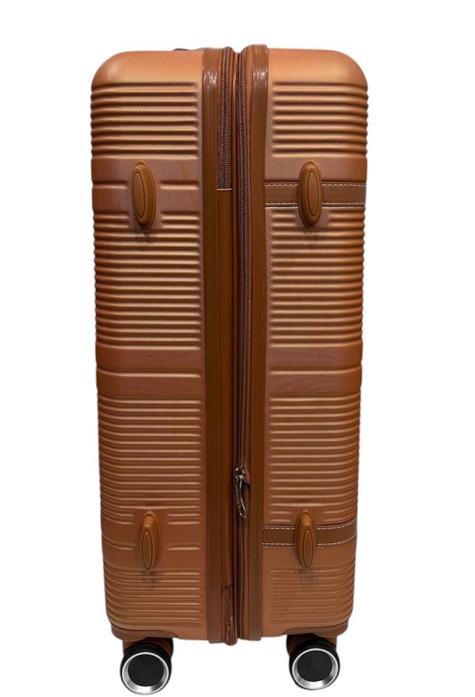 Валіза велика Worldline Airtex 629 ABS-пластик L Помаранчевий - фото 6