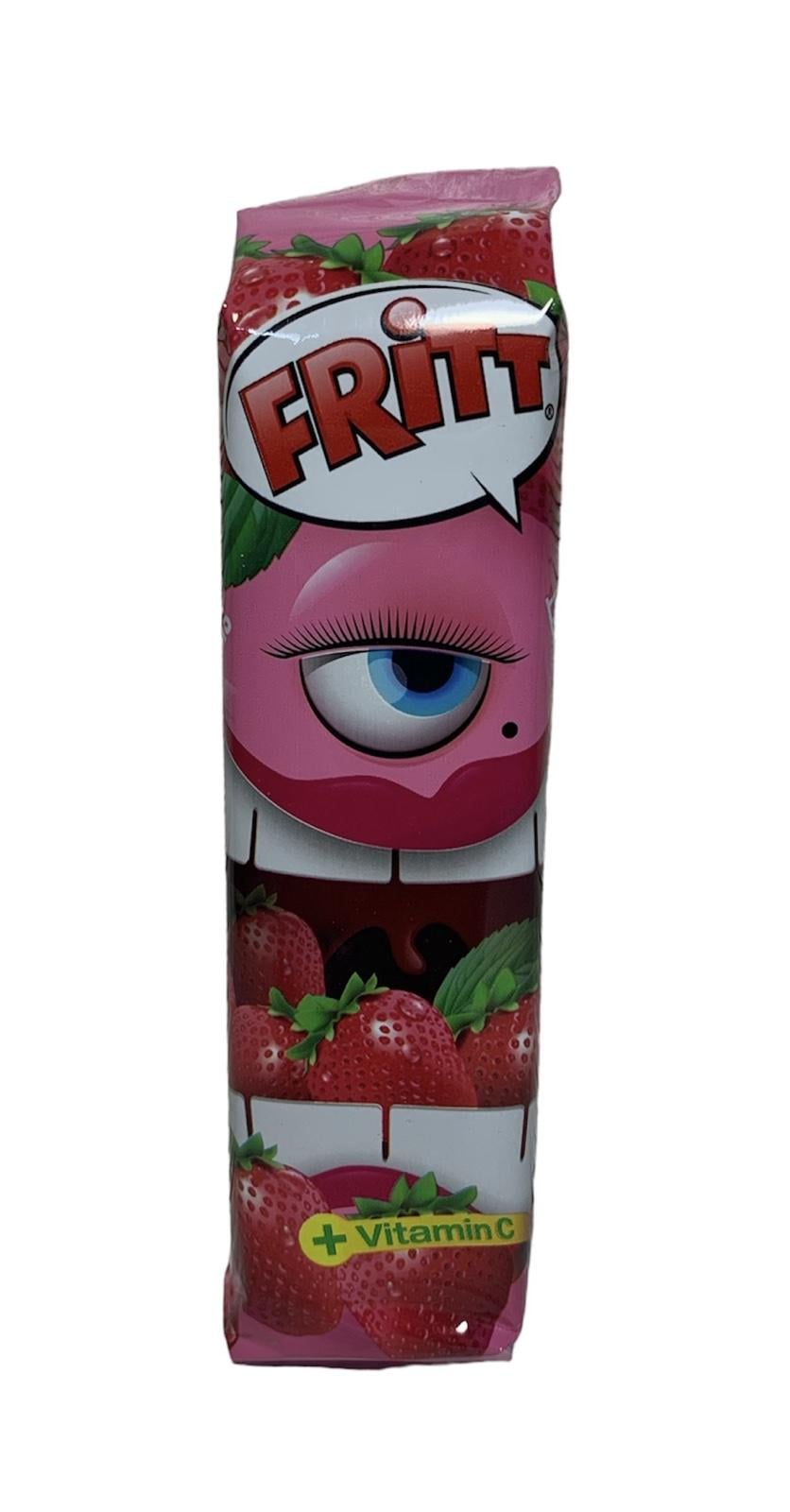 Конфеты жевательные С Fritt со вкусом клубники и витамином 70 г (57367)