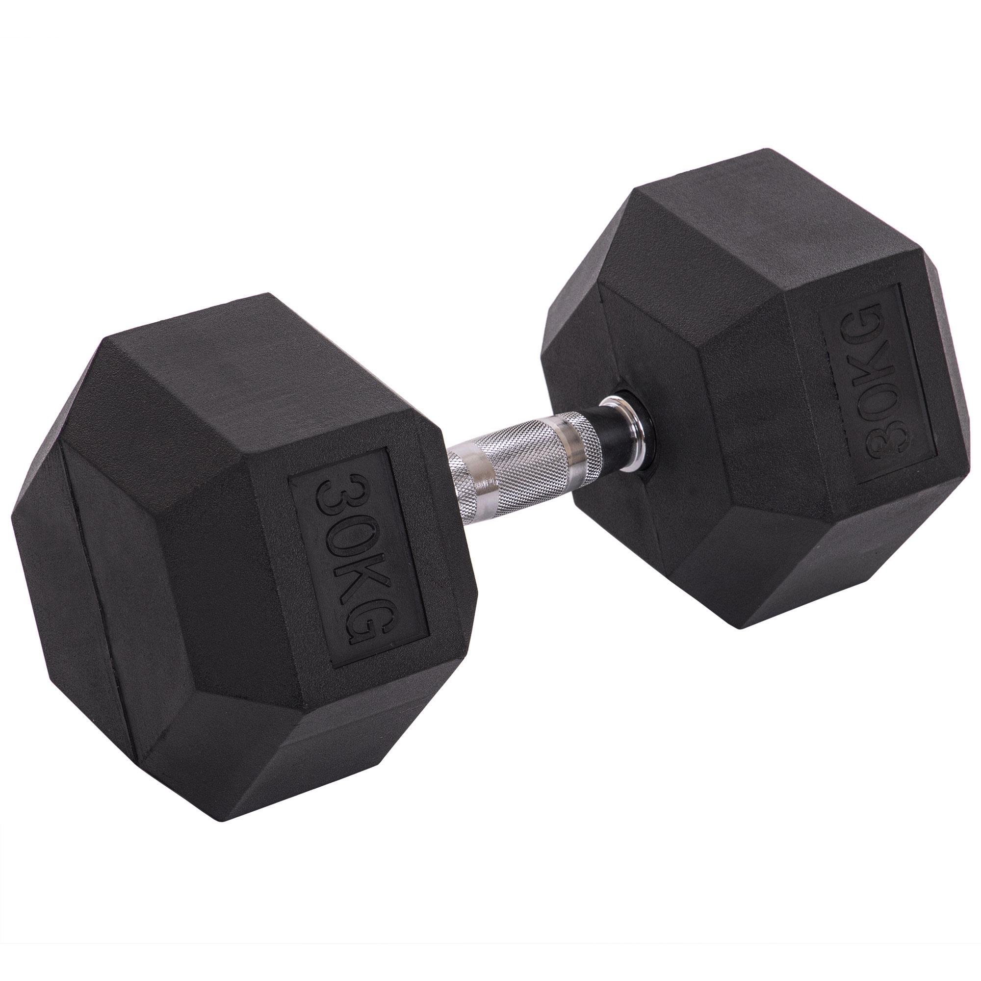 Гантель цельная Zelart TA-2679-30 шестигранная 1 шт. 30 кг (DR002824)