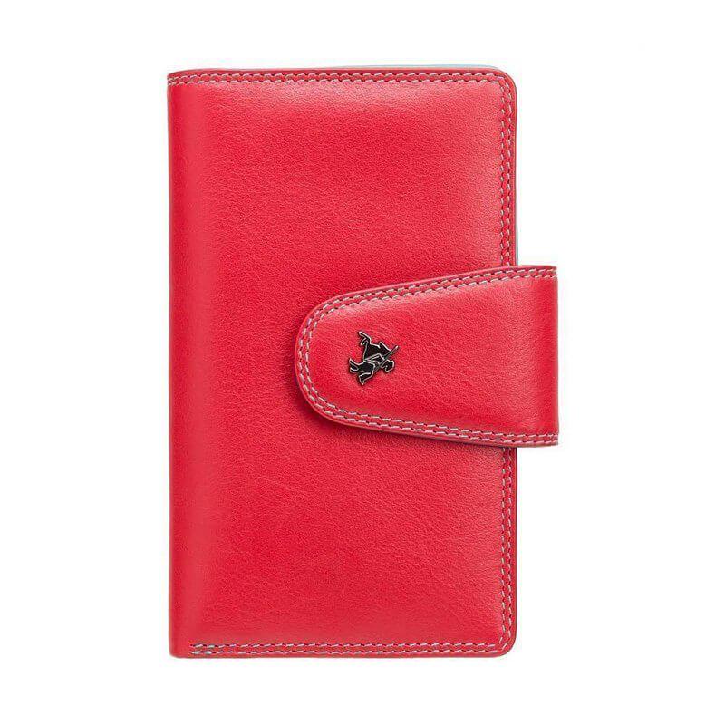 Кошелек женский Visconti Ylang кожаный с RFID Red/Multi Spectrum (SP30 RED M)