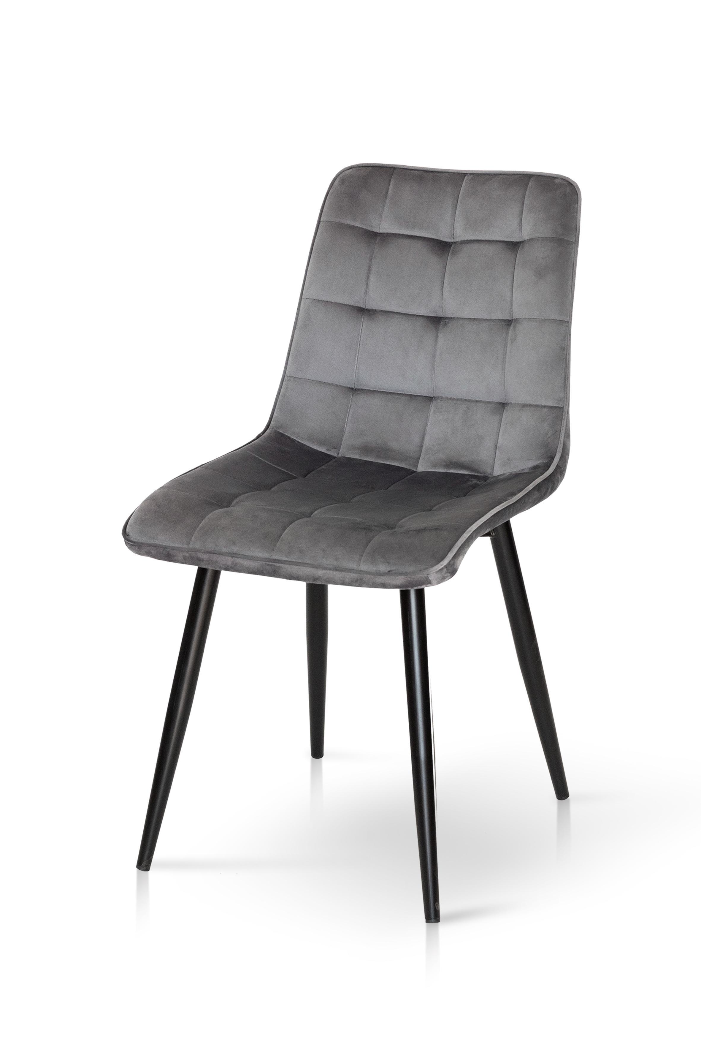 Стілець для кухні та вітальні ГРЕЙС Віллі 480х890х560 мм Чорний/Сірий (GAА0054750) - фото 1 Стілець для кухні та вітальні ГРЕЙС Віллі 480х890х560 мм Чорний/Сірий (GAА0054750) - фото 1