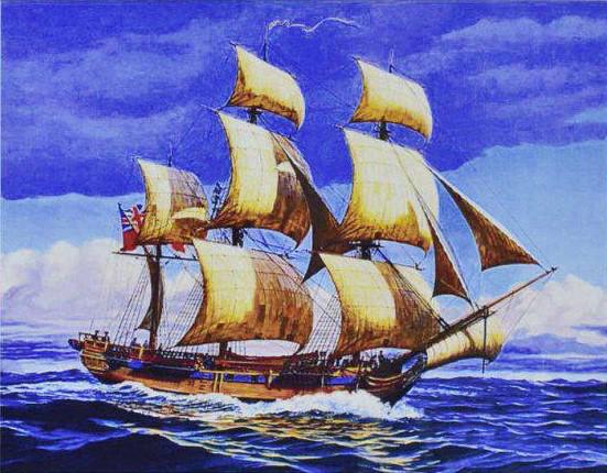 Алмазная мозаика TK Group Парусник 40х30см (GB71022)