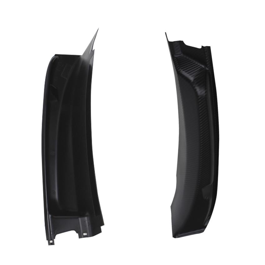 Набор защитных накладок Lesko Tesla Model 3 в багажник на задние спинки сидений Black (TSL22062401)