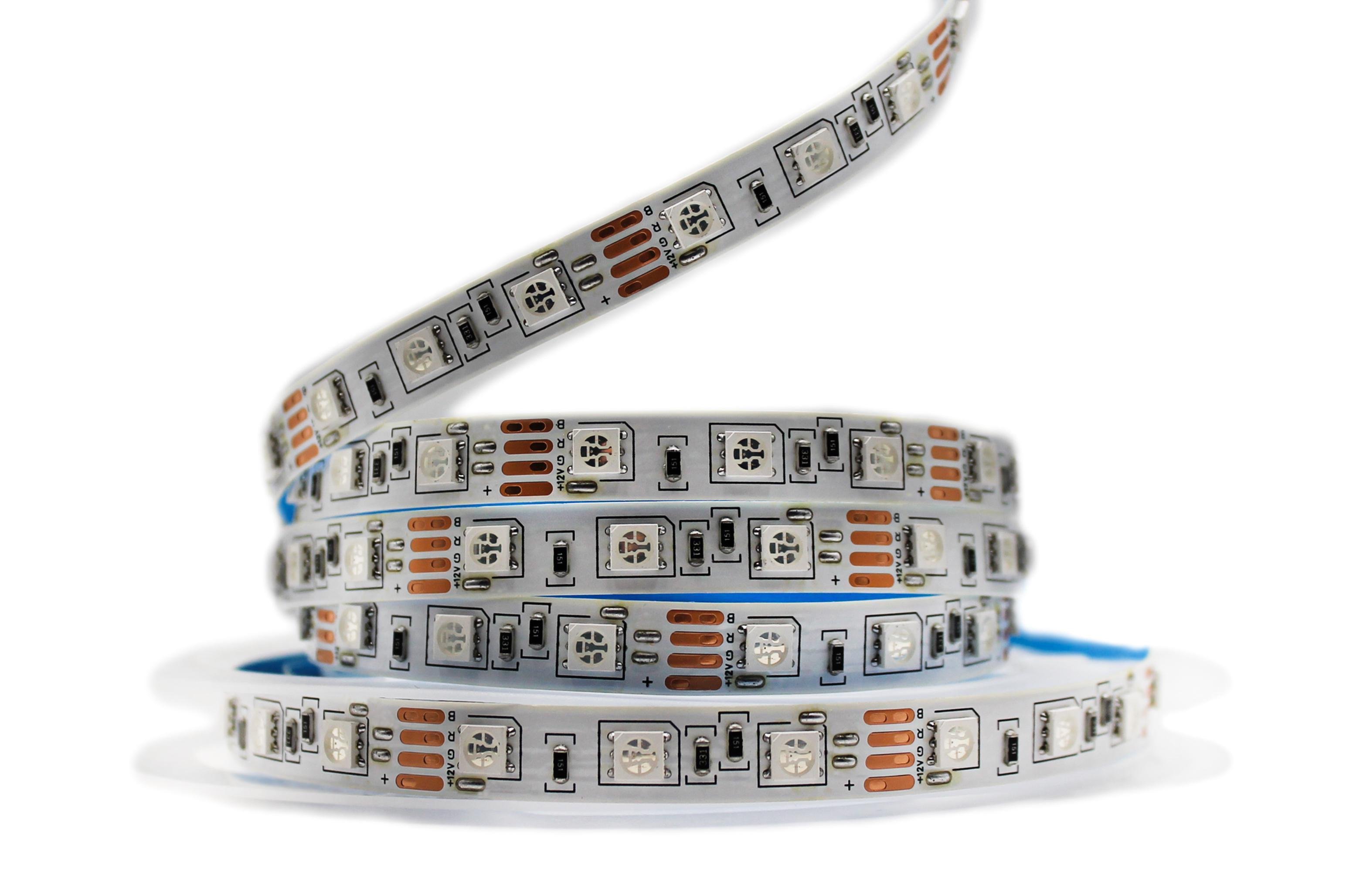 Светодиодная лента Prolum 5050/60 IP20 Series-S RGB 12V Разноцветный (28522791)