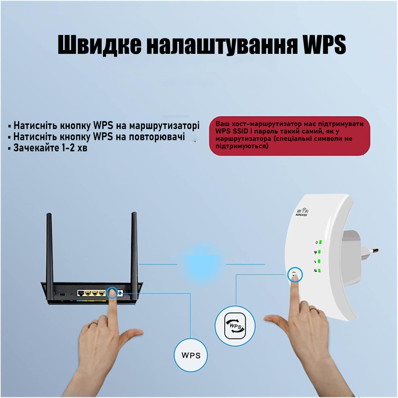 Усилитель Wi-Fi сигнала ретранслятор 300 Мбит/с 802.11N/B/G полукруглый White (id_96522) - фото 9 Усилитель Wi-Fi сигнала ретранслятор 300 Мбит/с 802.11N/B/G полукруглый White (id_96522) - фото 9