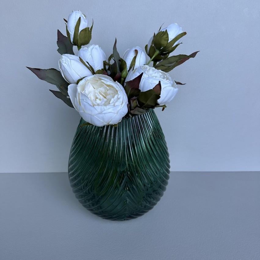 Ваза скляна Olens 102-945 Ліфі 24 см (2626348054)