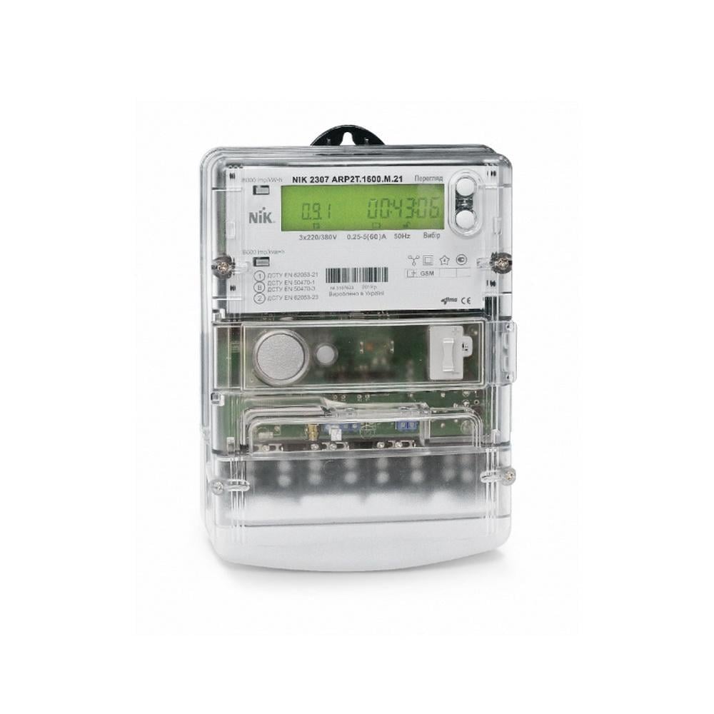 Лічильник електроенергії NIK 2307 ARTT та GSM модуль 5-10А (ARTT.1600.M.21)