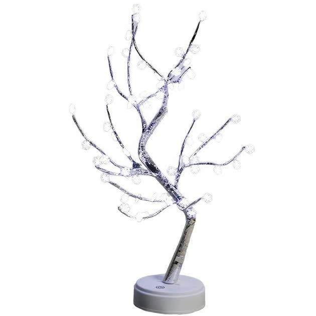 Лампа LED настольная Дерево кристалл-цветок Серебристый (NNG-07)