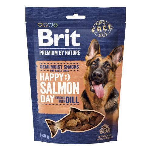 Лакомство для собак Brit Premium Semi-moist Snacks Salmon with Dill с лососем и укропом 180 г Лакомство для собак Brit Premium Semi-moist Snacks Salmon with Dill с лососем и укропом 180 г