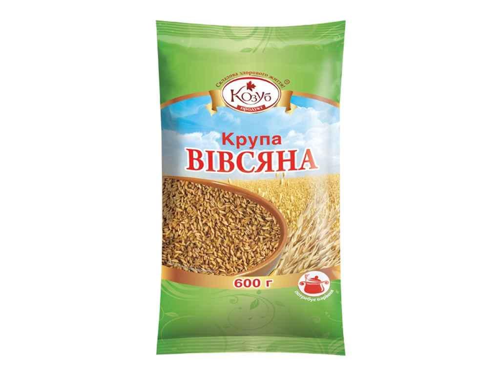 Крупа Козуб Продукт вівсяна цільнозернова 600 г (858626)