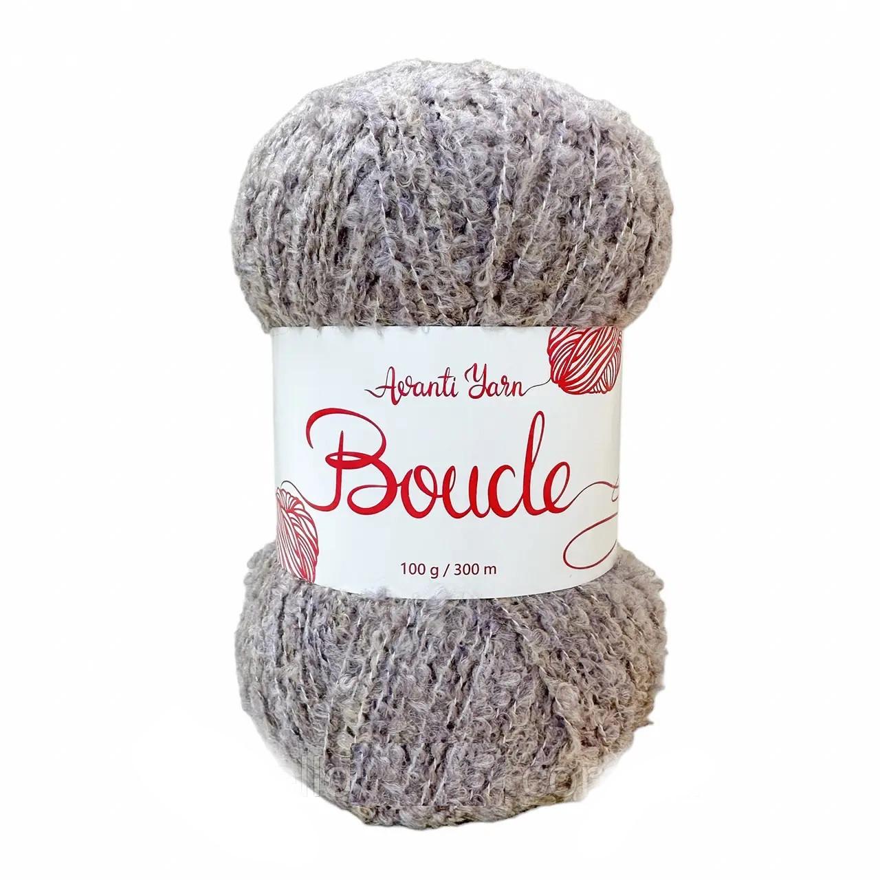 Пряжа Avanti Yarn Boucle букле для в'язання ткацтва макраме 100 г Бежевий №55 (2503708720)