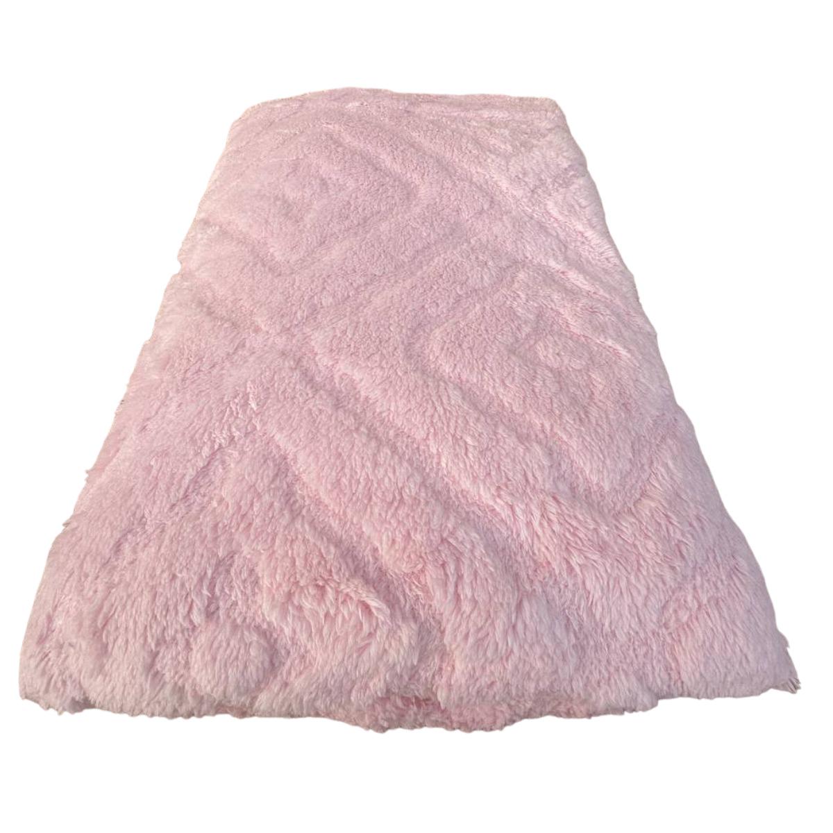 Плед пухнастий Koloco Великий Ромбик полуторний 150х200 см Рожевий (39745) - фото 3 Плед пухнастий Koloco Великий Ромбик полуторний 150х200 см Рожевий (39745) - фото 3