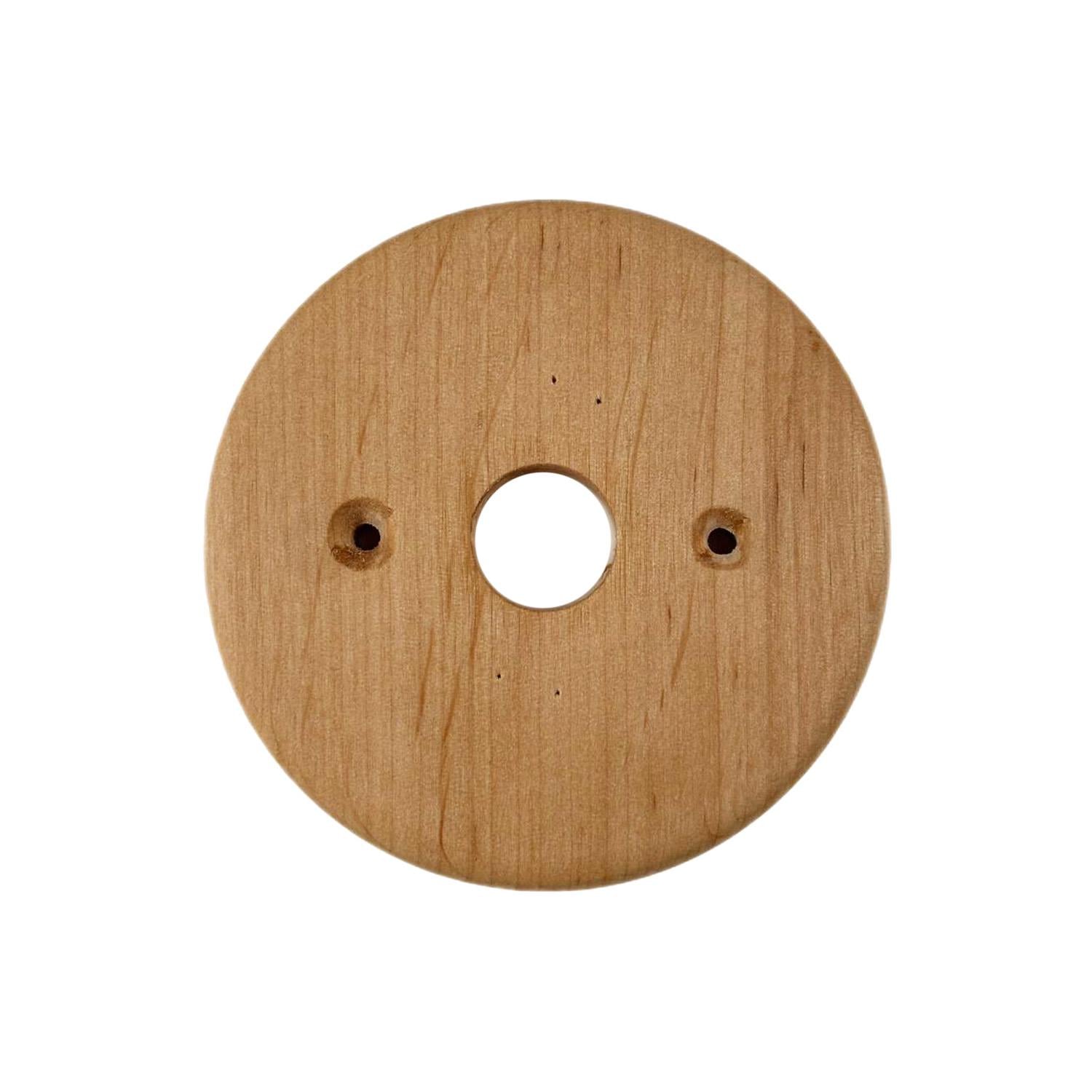 Рамка деревянная на 1 пост для накладных выключателей и розеток SOFTY-Keruida Светлая ольха