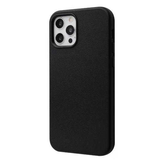 Чехол-накладка для телефона WAVE Premium Leather Edition Case with Magnetic Ring - iPhone 12/12 Pro Max black (428200001)