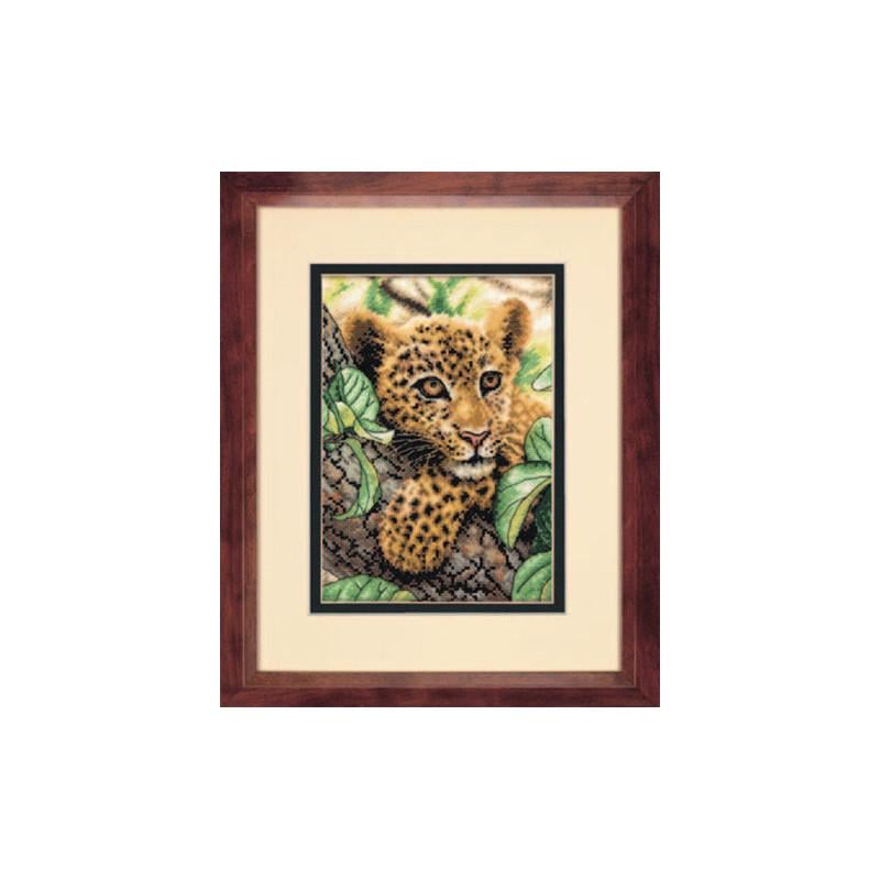 Набор для вышивания крестиком Dimensions 70-65118 Leopard Cub (1594) Набор для вышивания крестиком Dimensions 70-65118 Leopard Cub (1594)