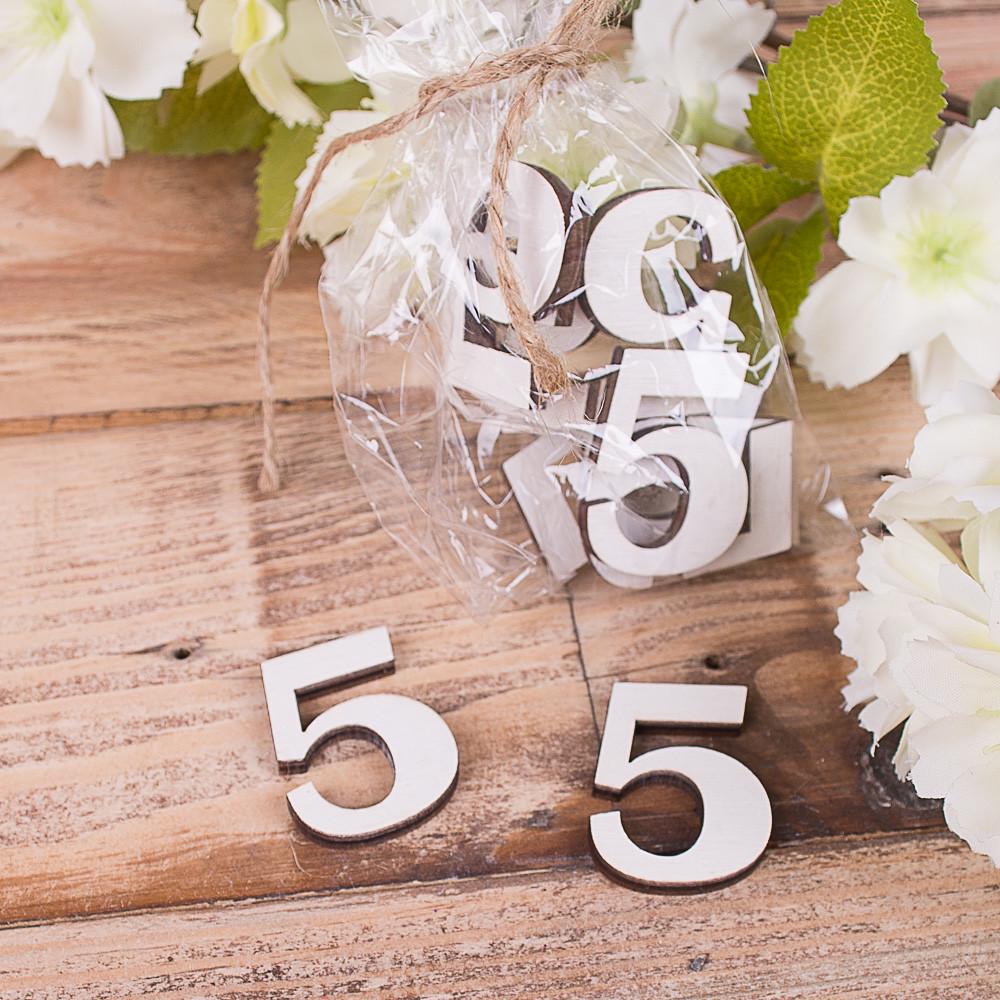 Деревянный декор цифра 5 (2694-25)