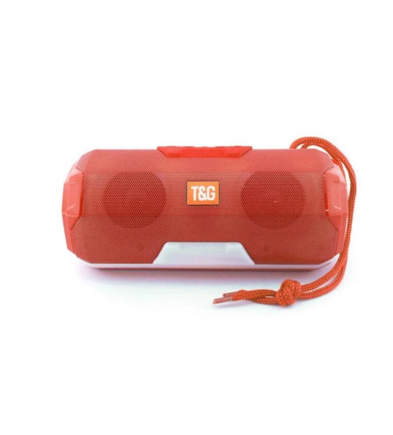 Портативна колонка TG-143 Bluetooth/FM/microSD/LED-підсвічування Red (30151151ТER) - фото 8