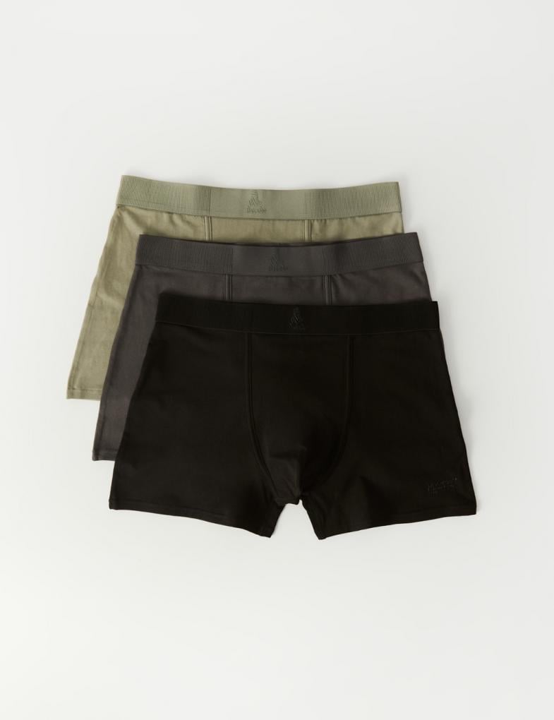 Набір трусів боксерів чоловічих Diverse DKR SNUG 3 шт. L Чорний-хакі (5905384070647)