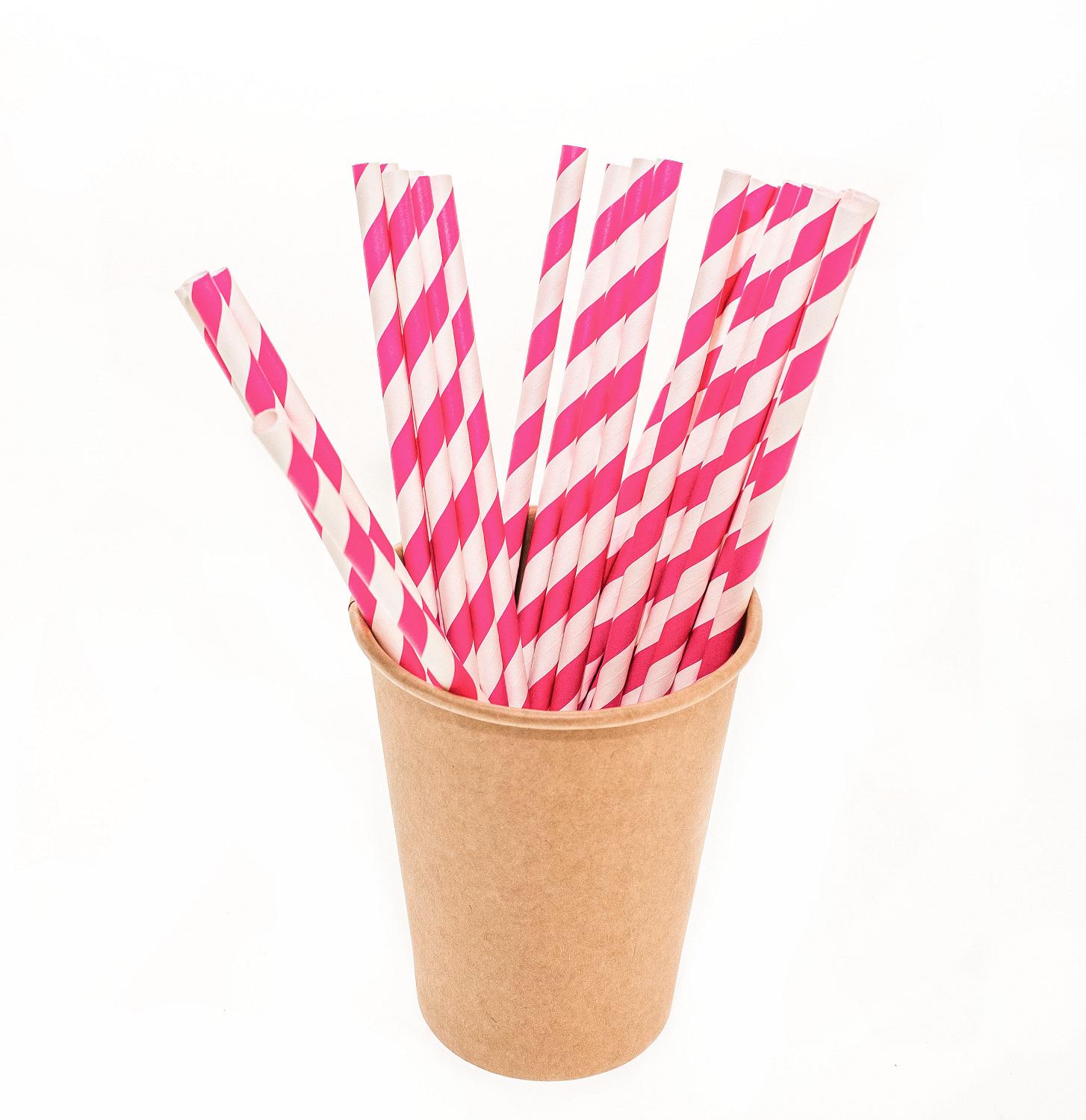 Трубочка для напитков One Chef Диагональ бумажная 8 цветов 200 мм d 6 мм 25 шт. в уп. (51924) - фото 15