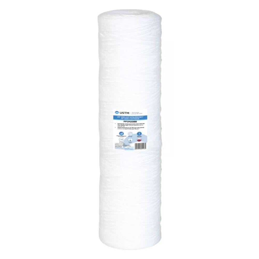 Картридж USTM PP из полипропиленовой нити 4,5x20" 20 мкм (PP20M20BB)