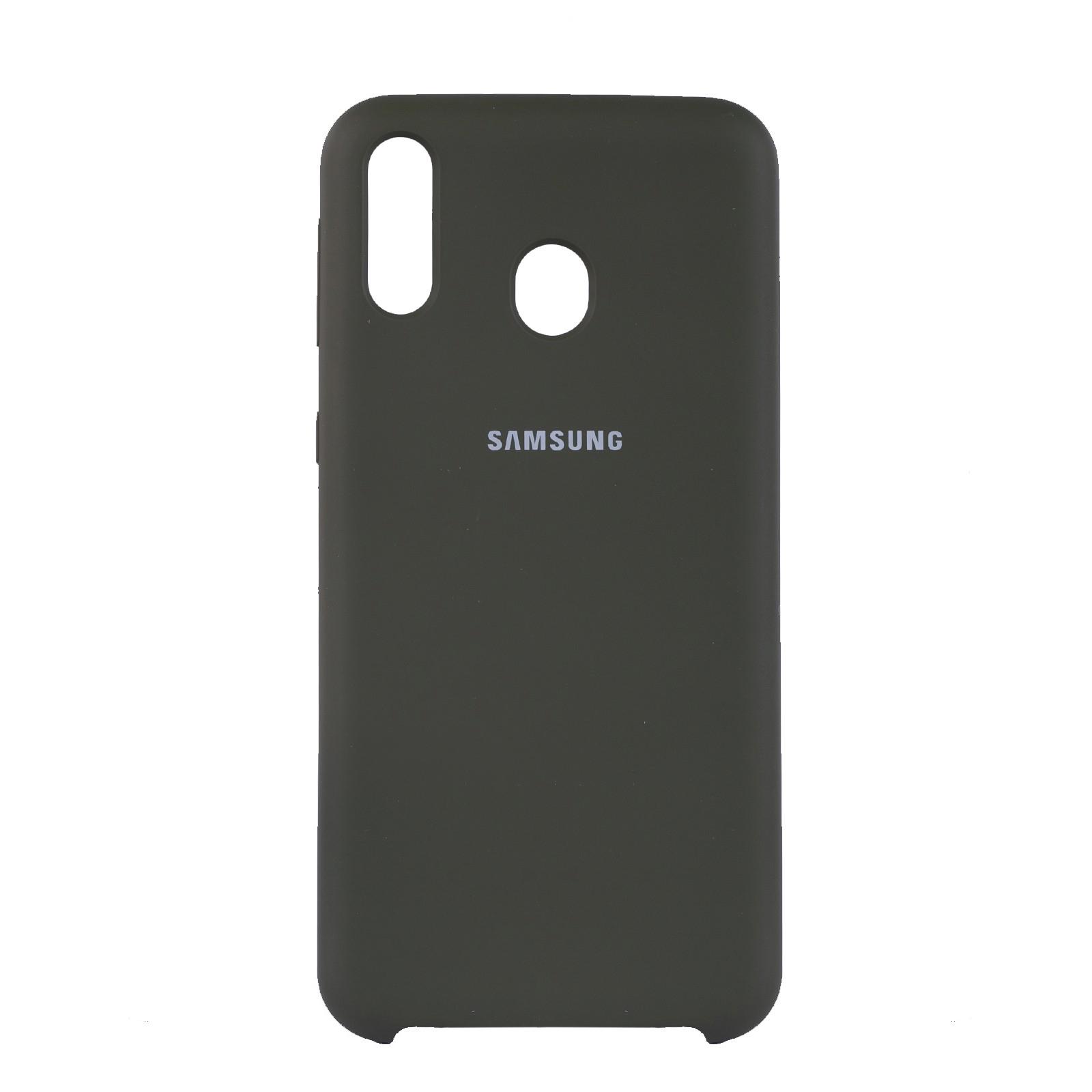 Чехол Jelly Silicone Case Samsung M20 Темно-оливковый