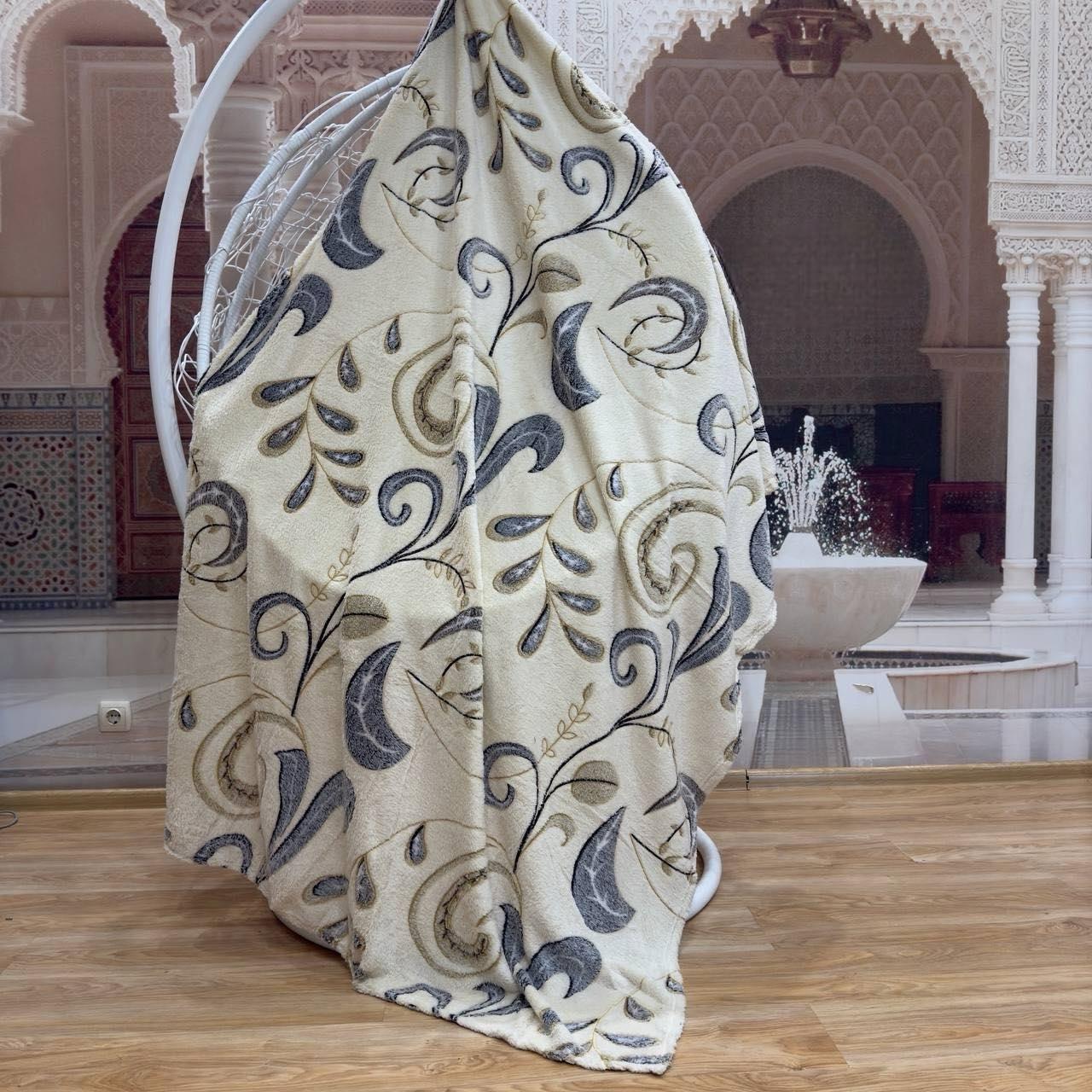 Плед-покрывало из микрофибры Koloco Снежок 150x200 см Разноцветный (07-1-5) Плед-покрывало из микрофибры Koloco Снежок 150x200 см Разноцветный (07-1-5)