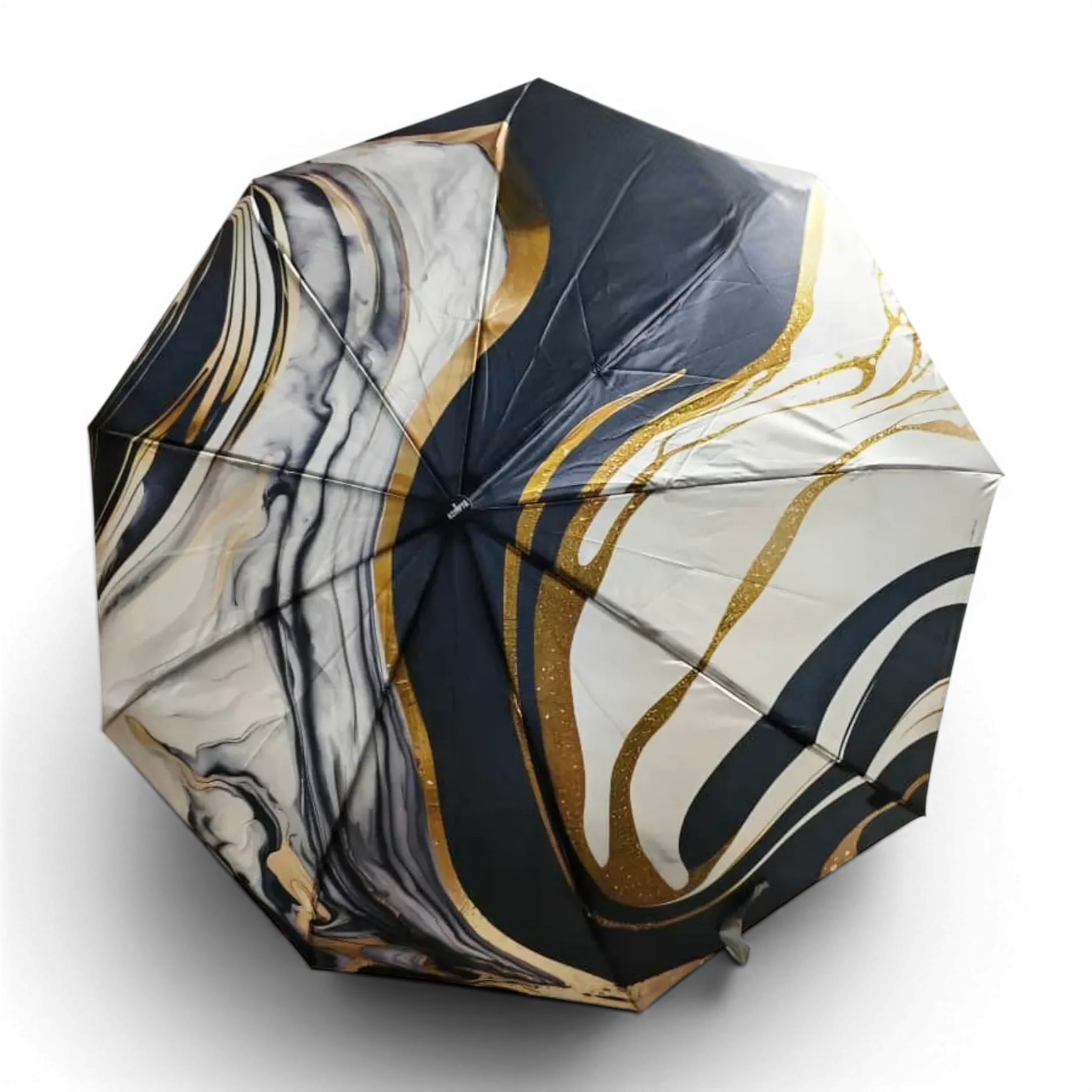 Женский зонт полуавтомат Elephants Marble Satin 34080 White 9 спиц