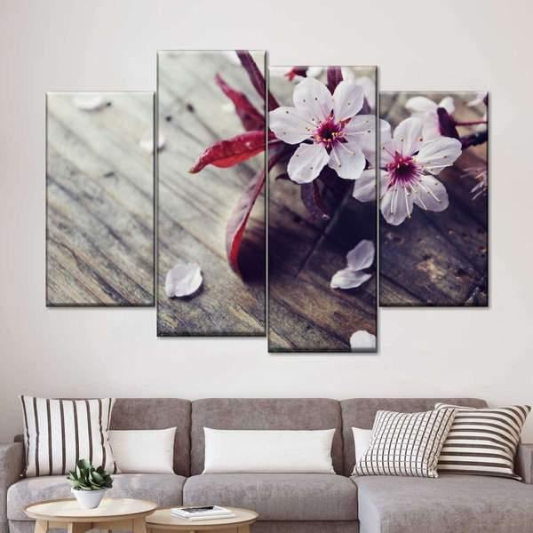 Модульная картина KIL Art Цветение из четырех частей 89x56 см (M4_M_237) Модульная картина KIL Art Цветение из четырех частей 89x56 см (M4_M_237)