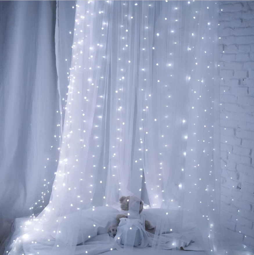 Гірлянда-штора світлодіодна Decorative Light Роса USB пульт 3х2 м Холодний білий Гірлянда-штора світлодіодна Decorative Light Роса USB пульт 3х2 м Холодний білий