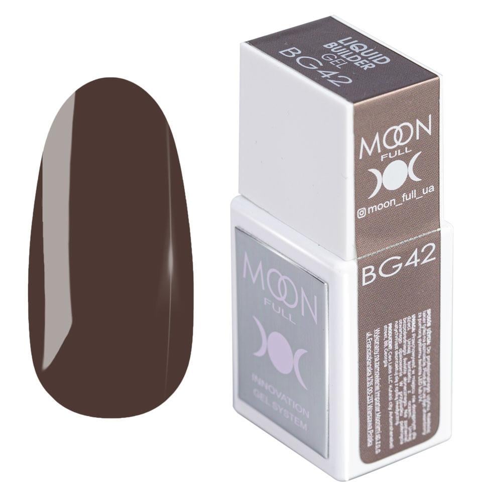 Гель для наращивания моделирующий Moon Full Liquid Builder Gel №BG42 15 мл