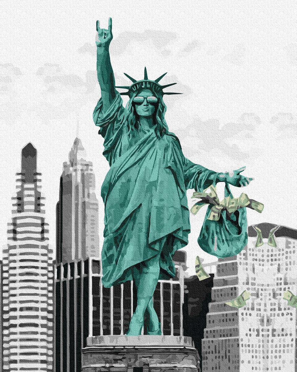 Картина по номерам Рок-н-ролл в Нью-Йорке (GX40229)