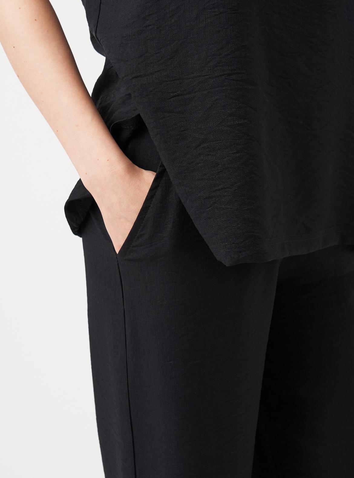 Костюм женский с муслина Наргиз р. 52 Черный - фото 3 Костюм женский с муслина Наргиз р. 52 Черный - фото 3