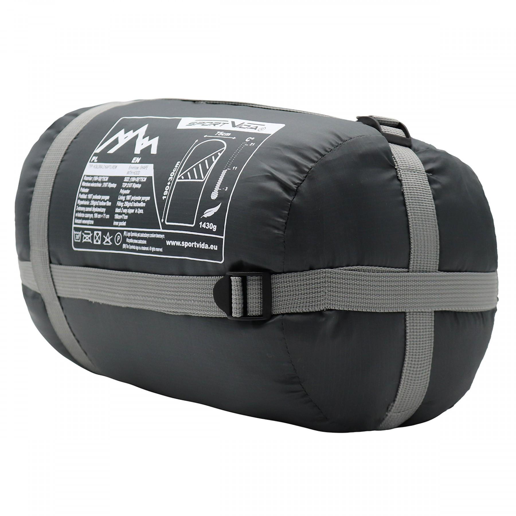 Спальний мішок-ковдра SportVida SV-CC0070 R Blue/Grey - фото 4 Спальний мішок-ковдра SportVida SV-CC0070 R Blue/Grey - фото 4