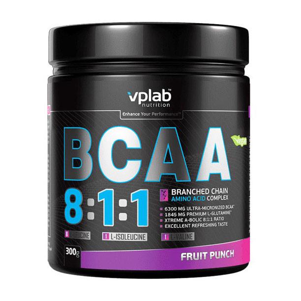 Аминокислоты VPLab BCAA 8:1:1 300 г Фруктовый пунш (02805-04)