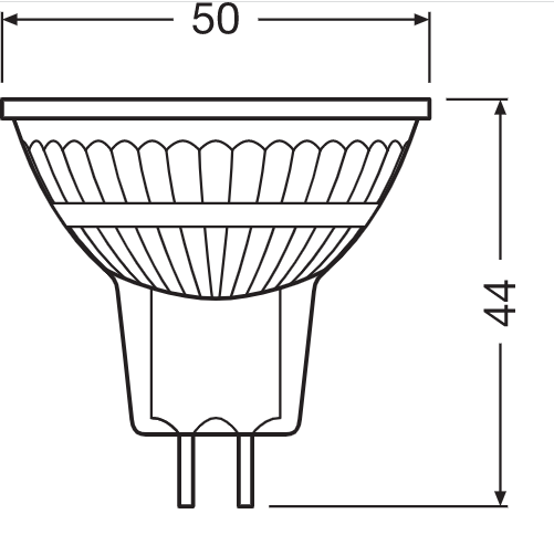 Светодиодная лампа Osram 8 W 12 V 621 lm 36° 4000K GU5,3 рефлекторная (4058075757769) - фото 2