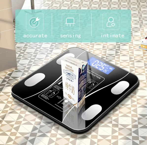 Ваги підлогові Scale One Смарт фітнес Bluetooth 180 кг Чорний (29041763) - фото 8 Ваги підлогові Scale One Смарт фітнес Bluetooth 180 кг Чорний (29041763) - фото 8