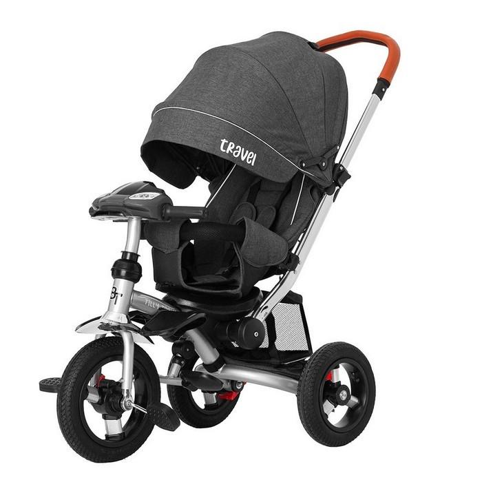 Велосипед трехколесный Tilly Travel с родительской ручкой и поворотным сидением (T-387/1)