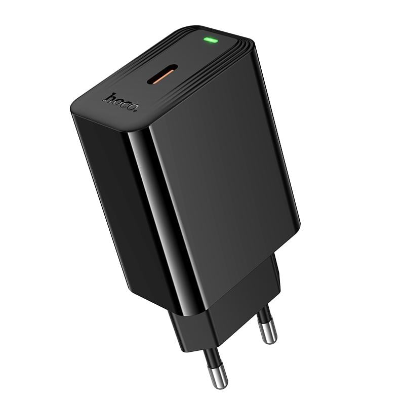 Зарядний пристрій для телефонів Hoco CS93A Leader single port PD20W Black (24687)