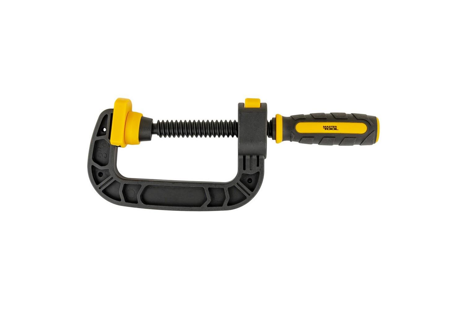 Струбцина столярная MasterTool G-Type нейлоновая 75 мм 1000 Н (07-0102)